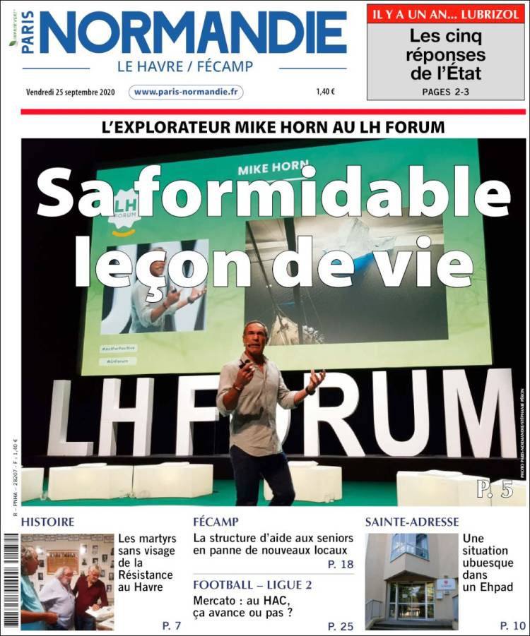Portada de Progres de Fecamp (Francia)