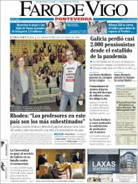 Portada de El Faro de Vigo - Pontevedra (Espa&ntilde;a)