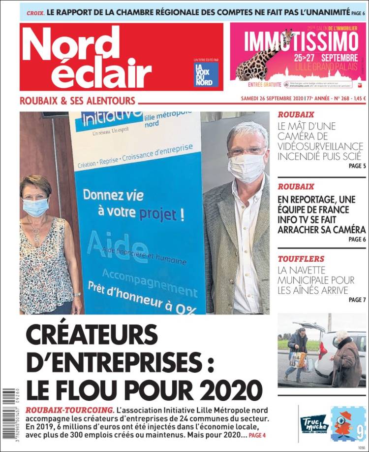 Portada de Nord Éclair (Francia)