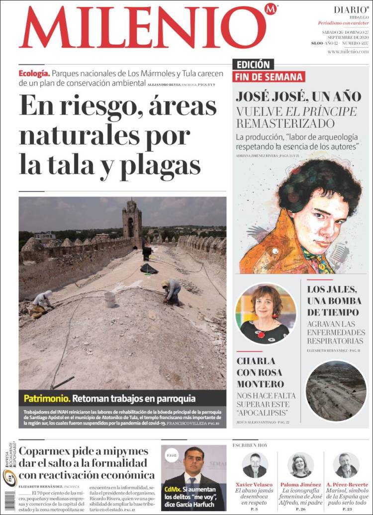 Portada de Milenio de Hidalgo (M&eacute;xico)