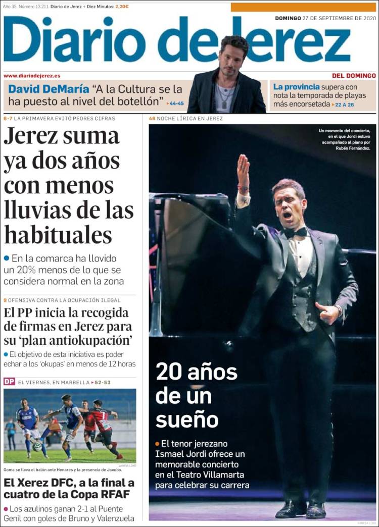 Portada de Diario de Jerez (España)