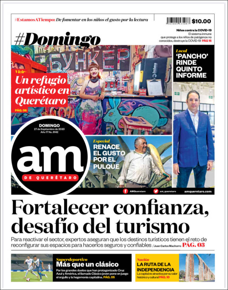 Portada de A.M. Querétaro (México)