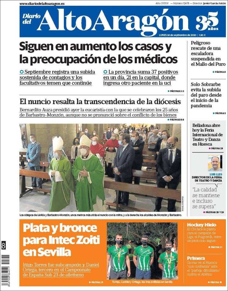 Portada de Diario del AltoAragón (Espa&ntilde;a)