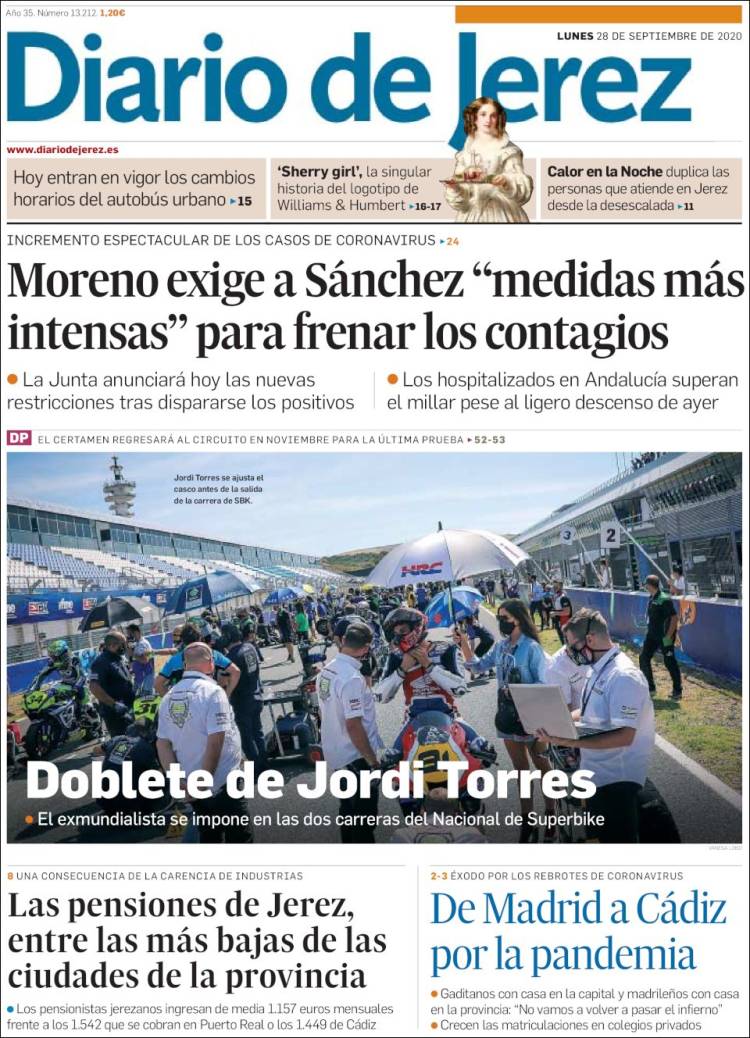 Portada de Diario de Jerez (Espa&ntilde;a)