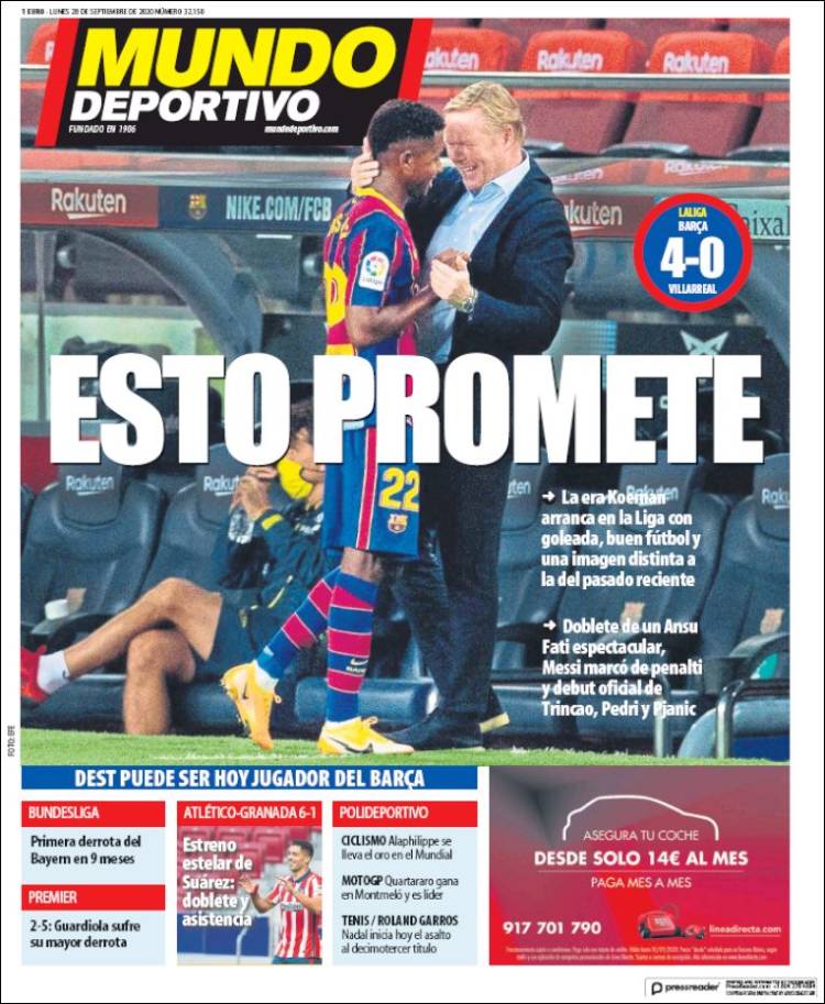 Portada de El Mundo Deportivo (Espa&ntilde;a)