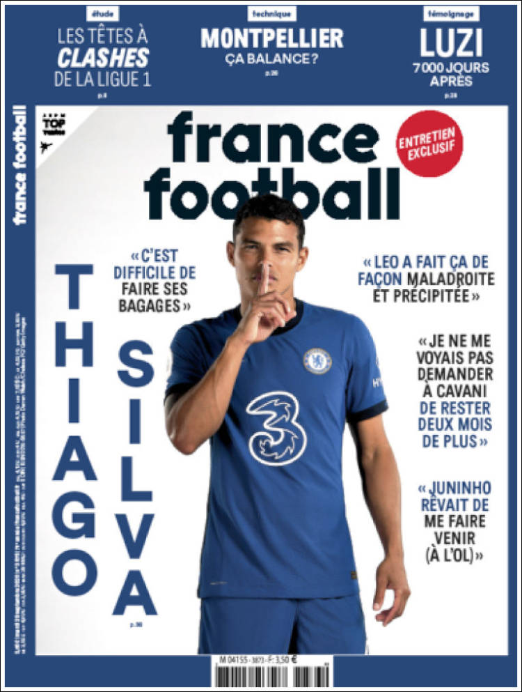 Portada de France Football (Francia)