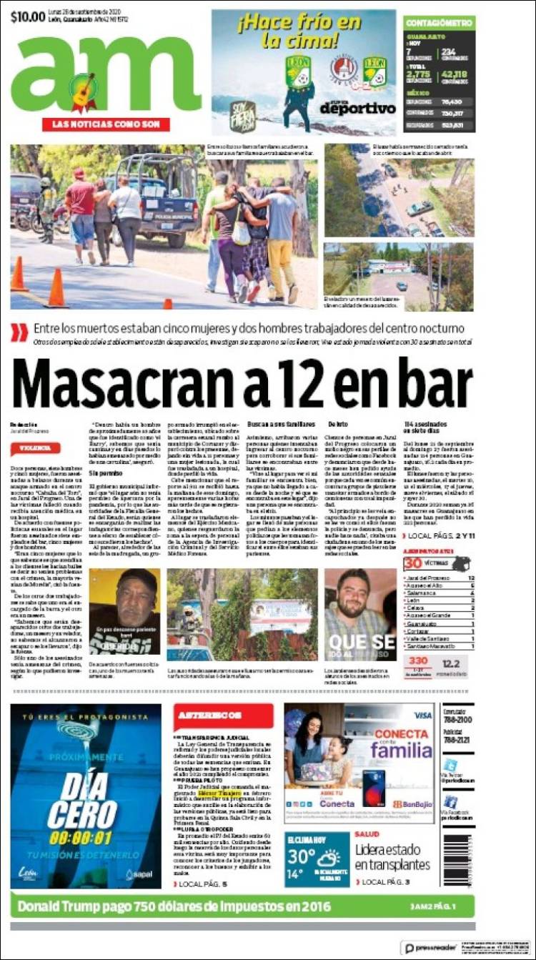 Portada de Al Día A.M. (Mexico)