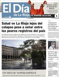 Portada de El Día de La Rioja (España)