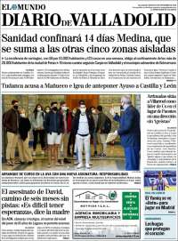 Portada de Diario de Valladolid (España)