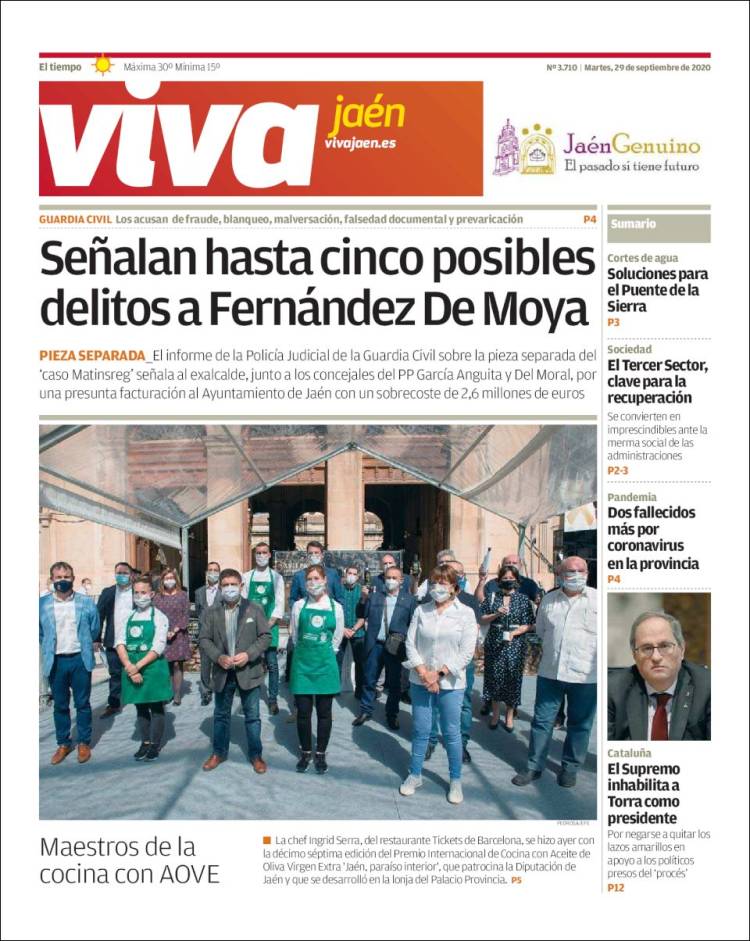 Portada de Viva Jaén (España)