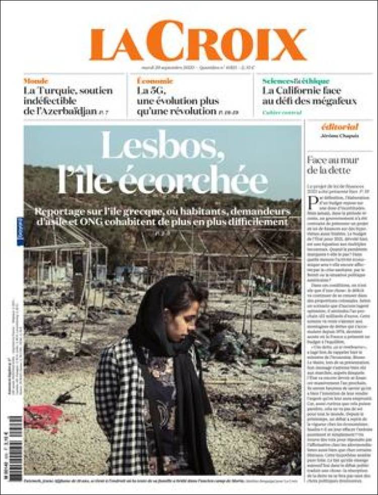 Portada de La Croix (Francia)