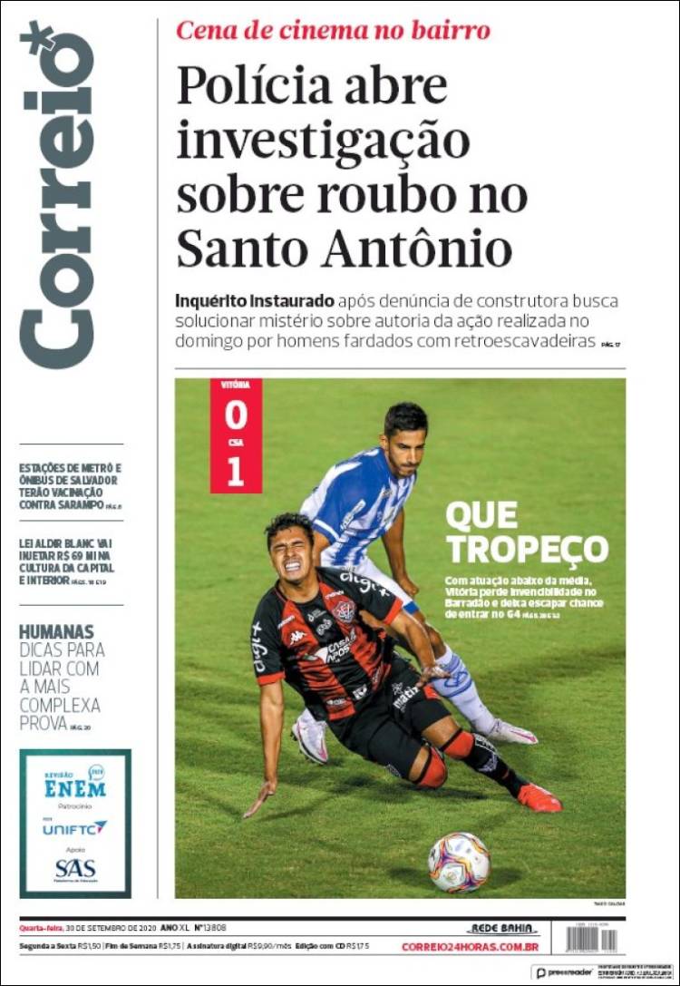 Portada de Correio* (Brasil)