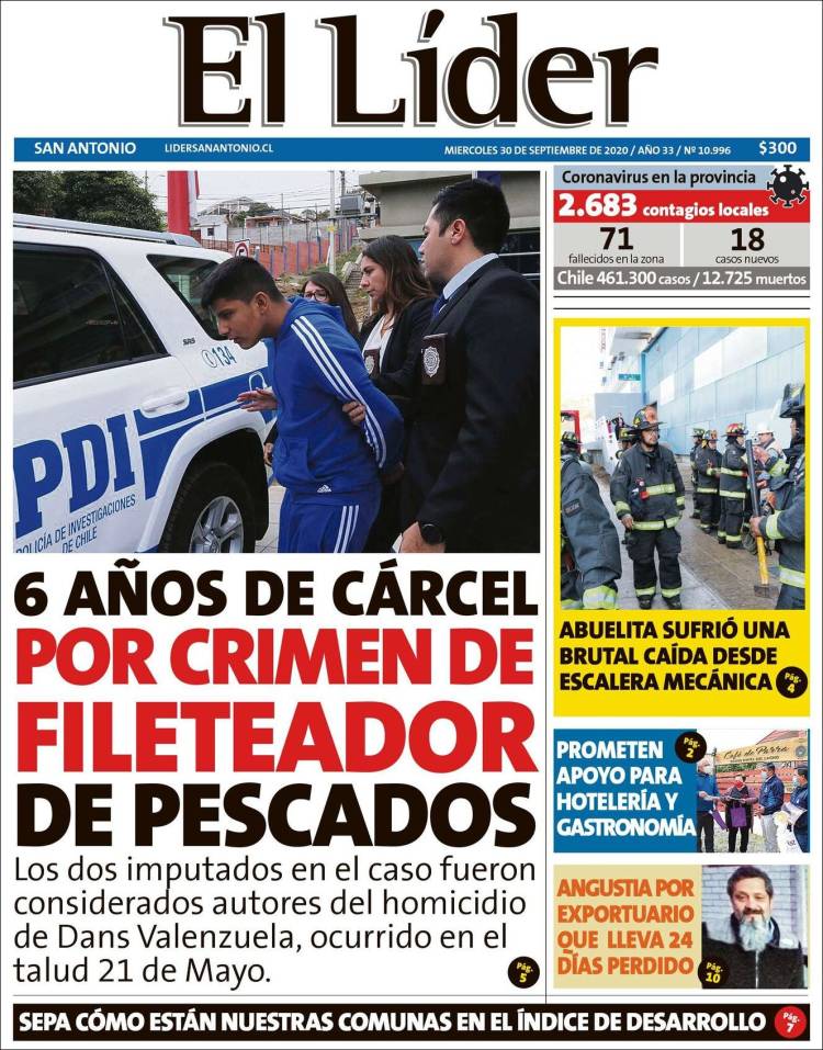 Portada de Lider de San Antonio (Chile)