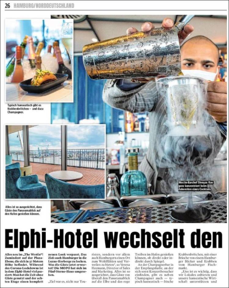 Portada de Hamburger Morgenpost  (Alemania)