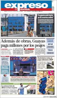 Portada de Expreso (Ecuador)