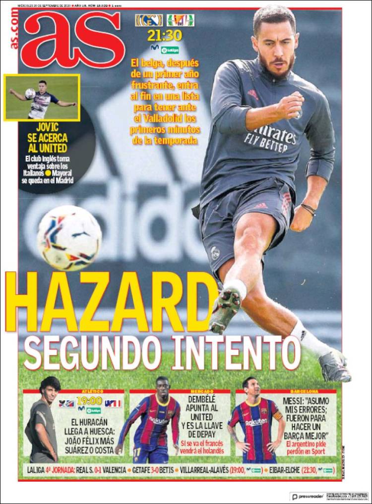 Portada de As (España)