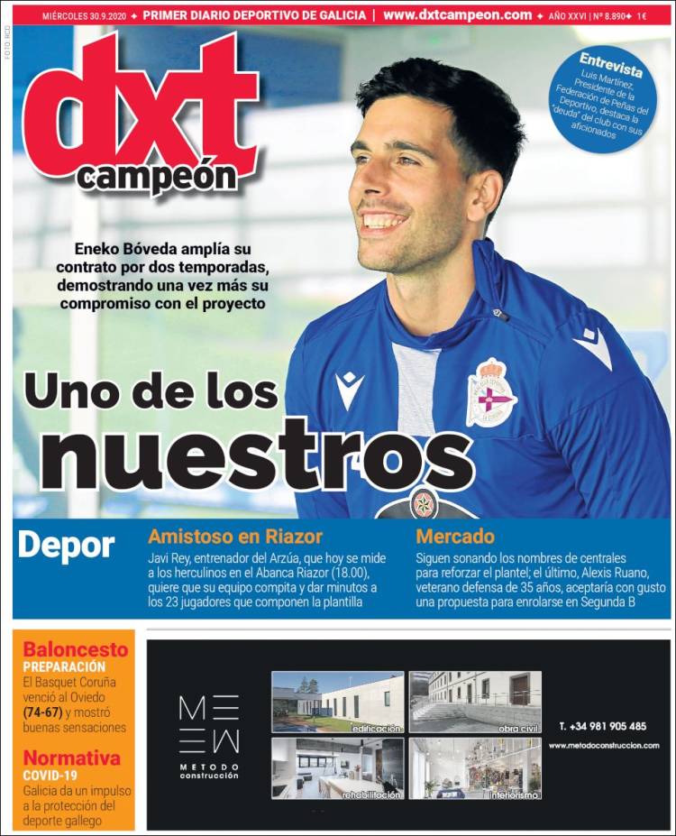 Portada de DTX Deporte Campeón (España)
