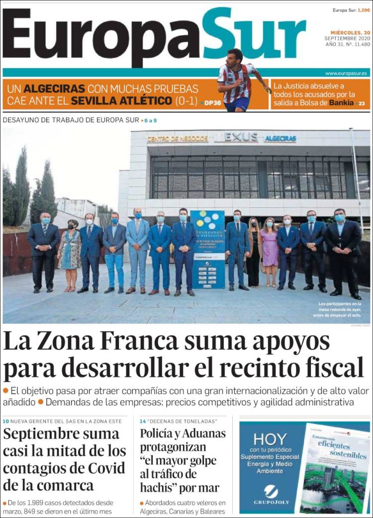 Portada de Europa Sur (España)