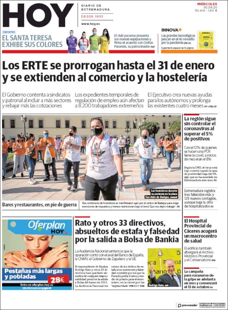 Portada de Hoy - Badajoz (España)
