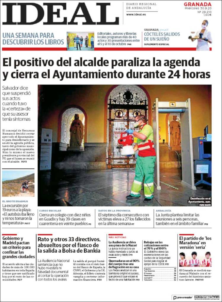 Portada de El Ideal de Jaén (España)