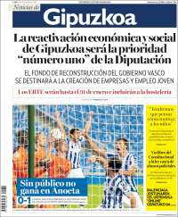 Portada de Noticias de Gipuzkoa (España)