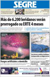 Portada de Segre  (España)