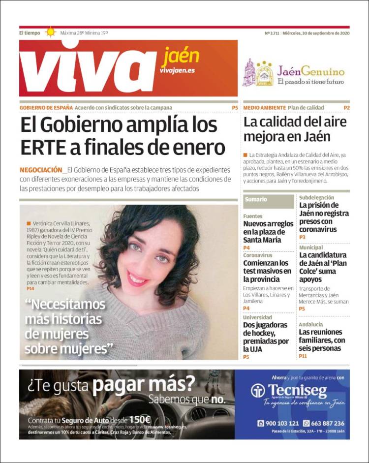 Portada de Viva Jaén (España)