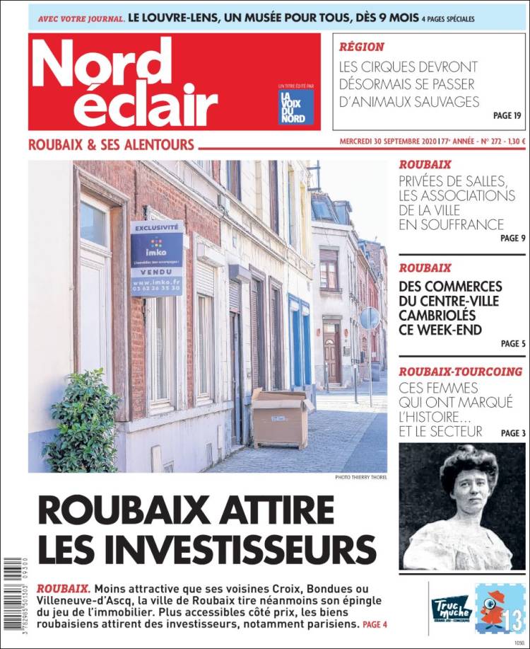 Portada de Nord Éclair (Francia)