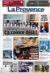 Portada de La Provence (Francia)
