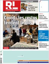 Portada de Le Republicain Lorrain (Francia)