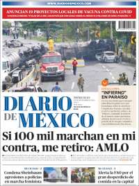 Portada de Diario de México (M&eacute;xico)