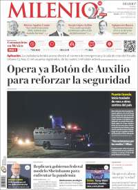 Portada de Milenio - Jalisco (M&eacute;xico)