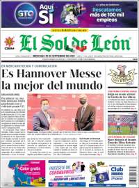 Portada de El Sol de León (M&eacute;xico)