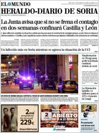 Portada de Diario de Soria (España)