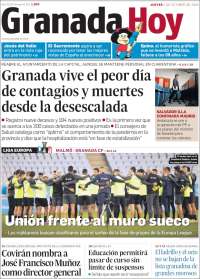 Portada de Granada Hoy (España)