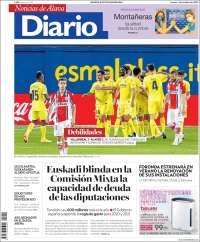 Portada de Noticias de Álava (España)