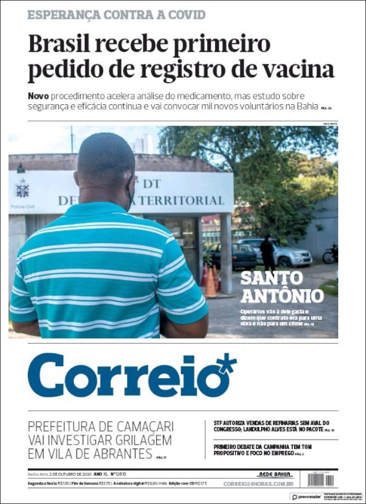 Portada de Correio* (Brasil)