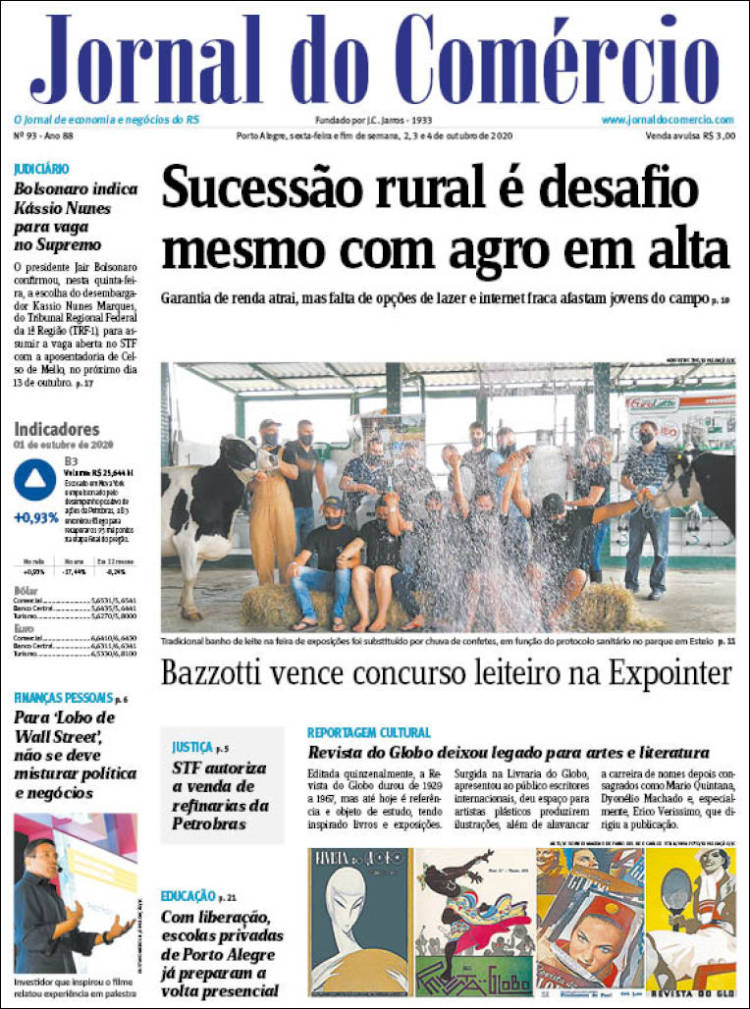 Portada de Jornal do Comércio (Brasil)