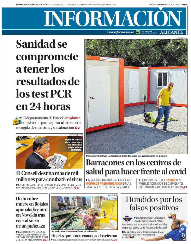 Portada de Diario Información (Espa&ntilde;a)