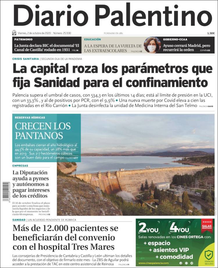 Portada de Diario Palentino (Espa&ntilde;a)