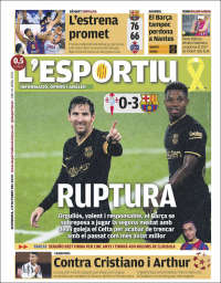 Portada de L'Esportiu (Espa&ntilde;a)