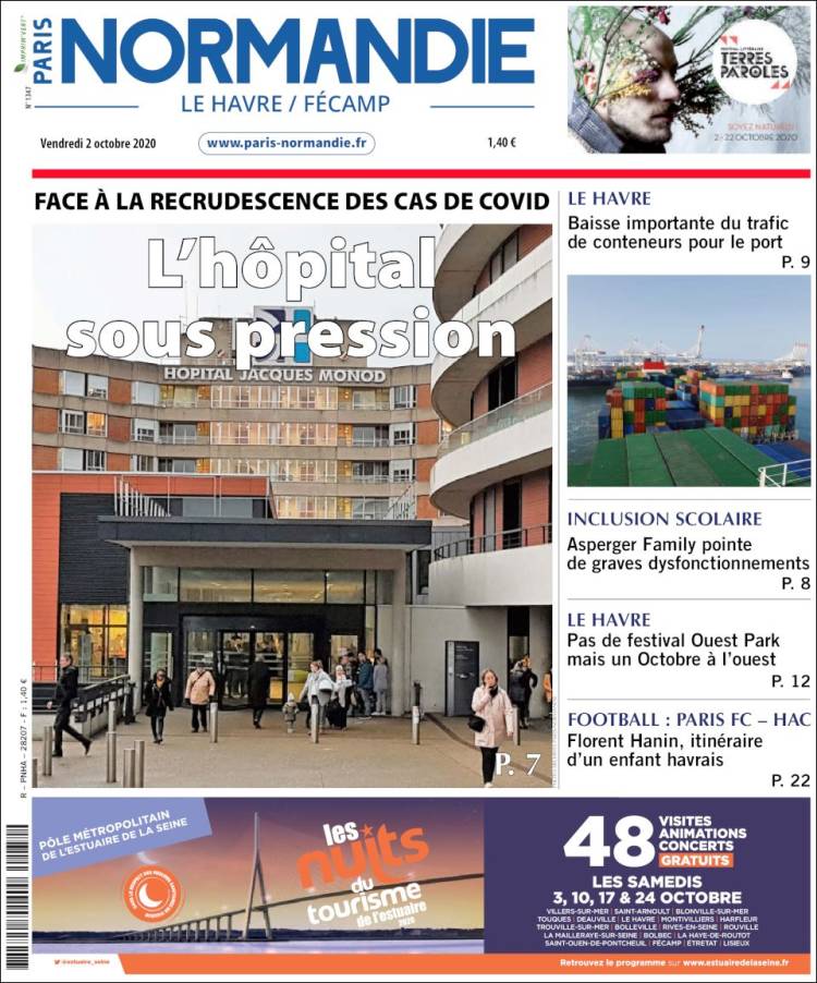 Portada de Le Havre Libre (Francia)
