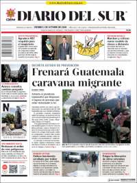 Portada de El Diario del Sur (M&eacute;xico)