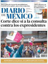 Portada de Diario de México (M&eacute;xico)