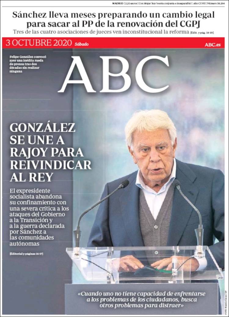 Portada de ABC (Espa&ntilde;a)