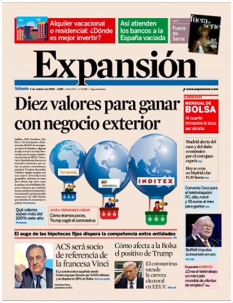 Portada de Expansión (Espa&ntilde;a)