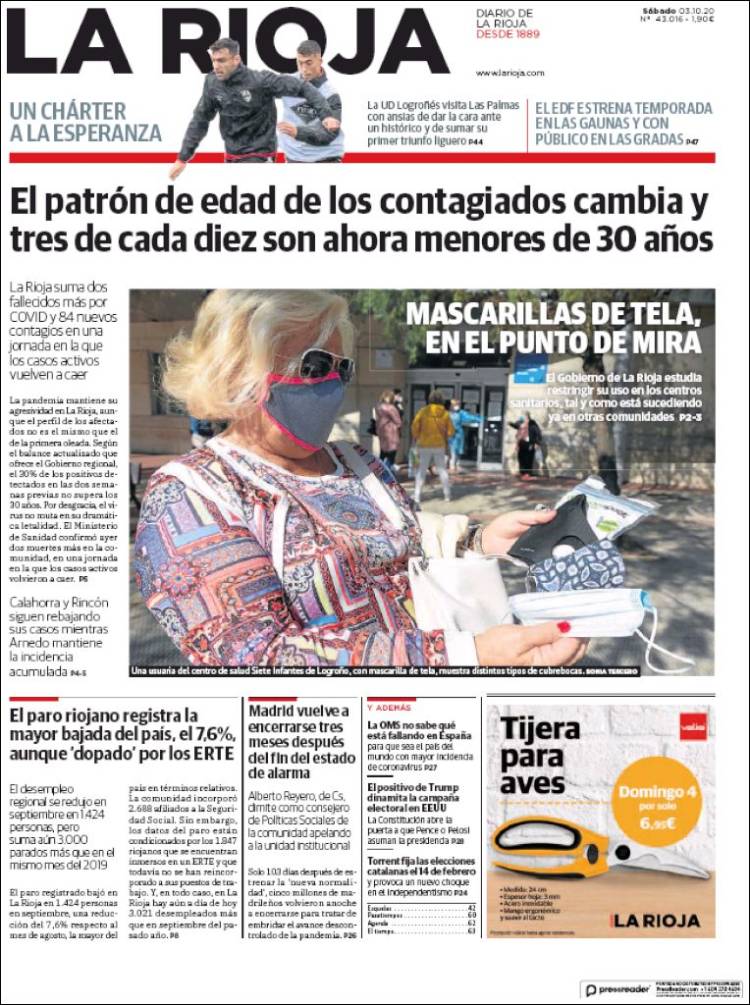 Portada de La Rioja (España)