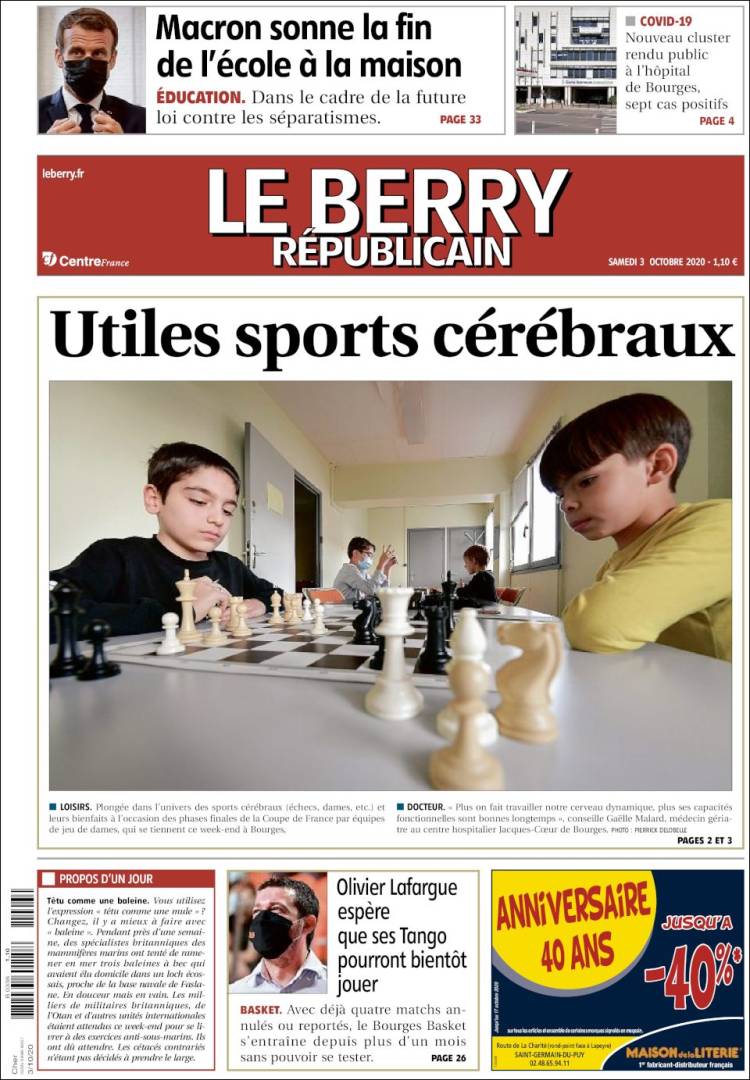 Portada de Berry Republicain (Francia)