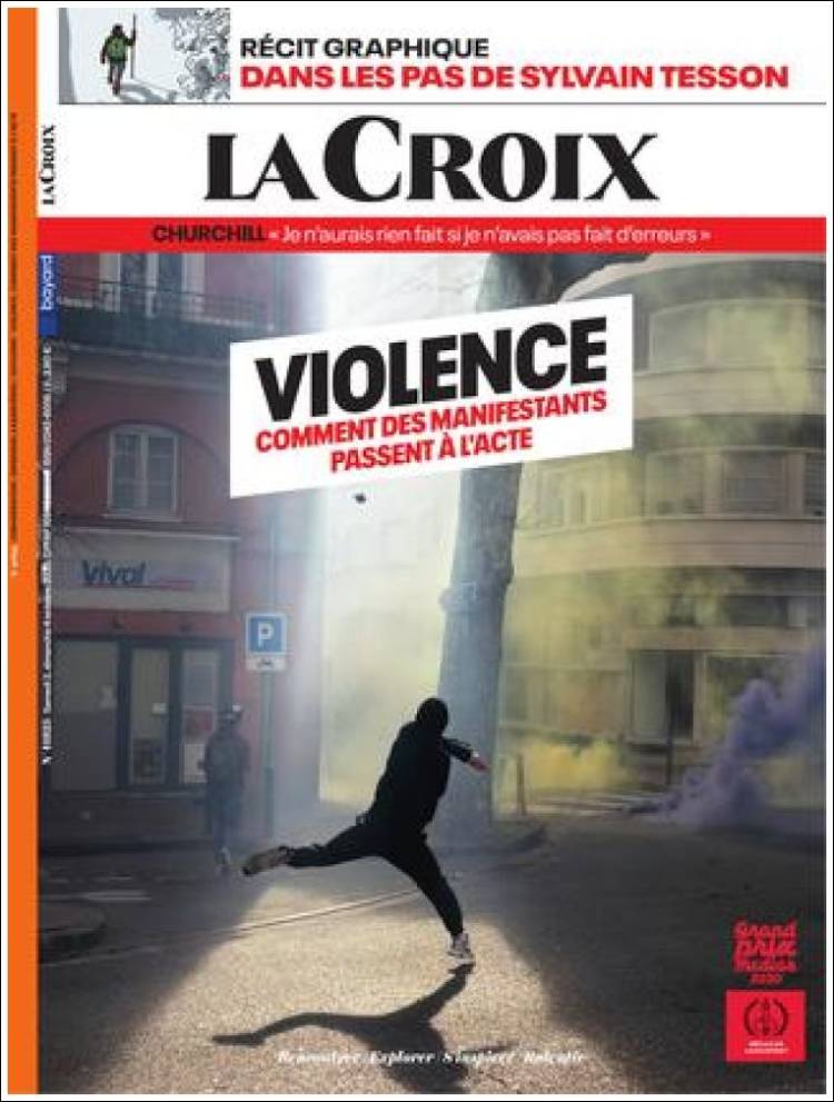 Portada de La Croix (Francia)