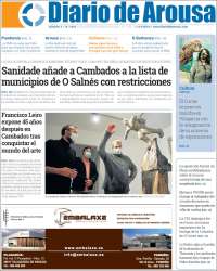 Portada de Diario de Arousa (Espa&ntilde;a)